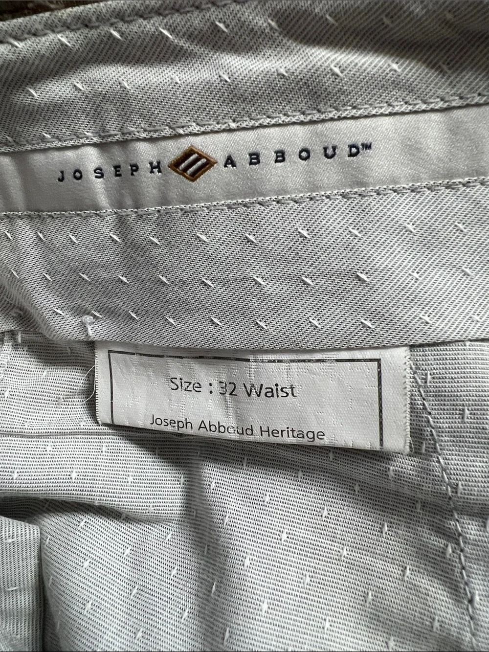 Joseph Abboud Light Brown Linen Blend Dress Pants Men's 34x30 Made in Italy